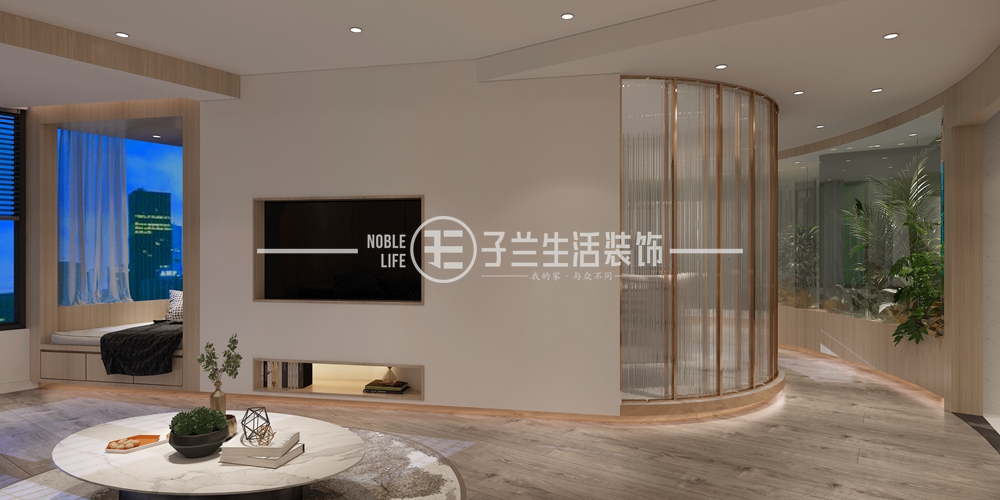 子蘭生活裝飾恒大中央公園裝修效果圖