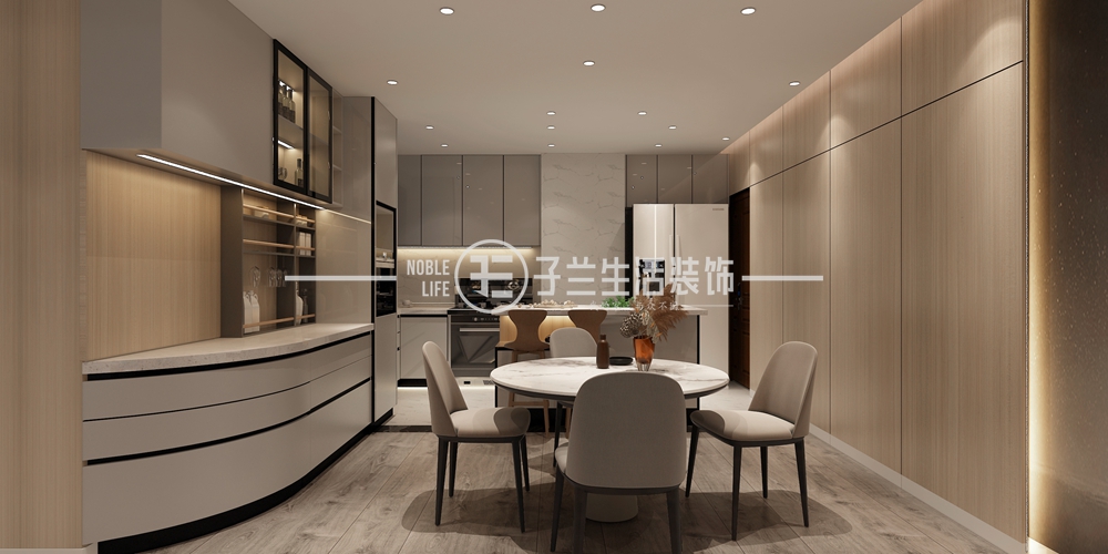 子蘭生活裝飾恒大中央公園裝修效果圖